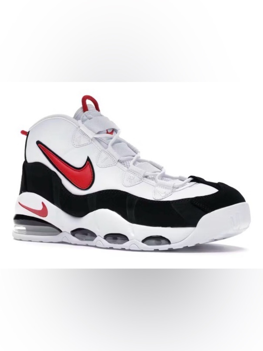 Nike Air Max Uptempo 95 “White Red Black” Men’s 9.5 Women’s 11 New w/ NO BOX